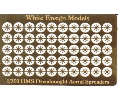 White Ensign Models PE 35178 HMS DREADNOUGHT AERIAL SPREADERS 1/350