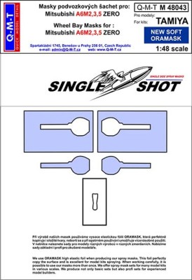 Q-M-T M48043 1/48 Mask A6M 2,3,5 (TAM)