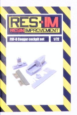 Res-Im 7260 F9F-8 Cougar cockpit set (HAS) 1/72