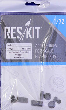 Reskit RS72-0112 F-101 (AC) Voodoo wheels set (HAS,VALOM) 1/72