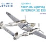 Quinta studio QD48644 P-38L Lightning (Hasegawa) 1/48