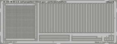 Eduard 36355 M 40 U.S. self-propelled 155 mm gun - perforated platform 1/35