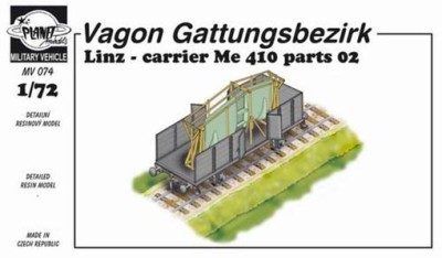 Planet Models MV7274 Wagon Linz carrier Me 410 parts 02 1/72