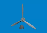 Eduard 6481043 BRASSIN SM.79 propellers (FLASHB) 1/48