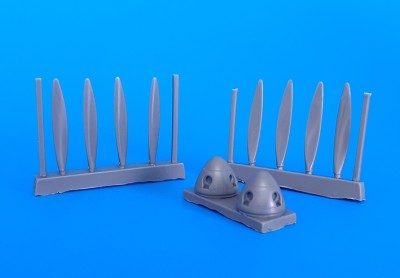 Aims AIMS48P029 Junkers Ju-88A-0 spinner with correct shape, prop cut outs and rivet detail 1/48