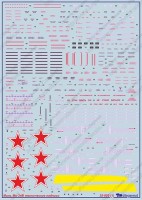 Begemot Decals 35-002 Миль Ми-24В технические надписи 1/35