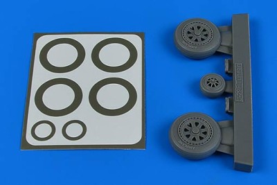 Aires 4822 J-29 Tunnan wheels &amp; paint masks (PIL.REPL.) 1/48