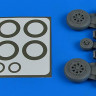 Aires 4822 J-29 Tunnan wheels & paint masks (PIL.REPL.) 1/48