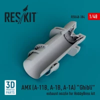 Reskit U48384 AMX 'Ghibli' exhaust nozzle (HOBBYB) 1/48