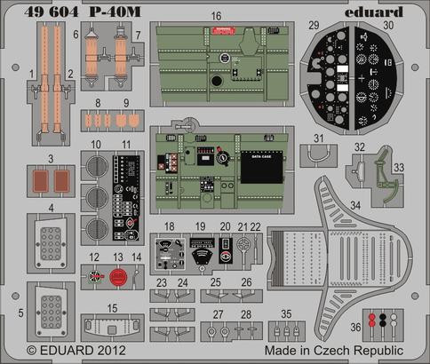 Eduard 49604 P-40M S.A. 1/48