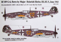 AML AMLM33001 Camo Маски Bf 109 G-6 Ehrler (for AMLD32003) 1/32