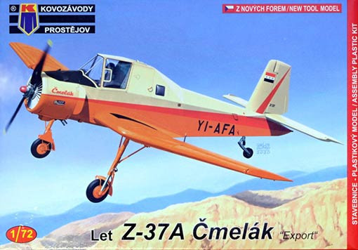Kovozavody Prostejov 72204 Let Z-37A Cmelak 'Export' (4x camo) 1/72