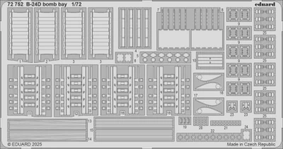 Eduard 72752 SET B-24D bomb bay (AIRF) 1/72