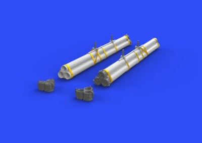 Eduard 632082 Bazooka rocket launchers for P-40 1/32