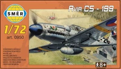 Smer 950 Avia CS-199 (2x Czechslovakia) 1/72