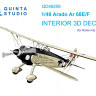 Quinta studio QD48209 Arado Ar 68 E/F (Roden) 3D Декаль интерьера 1/48