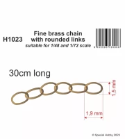 CMK H1023 Fine brass chain w/ rounded links - & 1/35