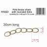 CMK H1023 Fine brass chain w/ rounded links - & 1/35