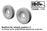 IBG Models U7229 Bedford QL - wheels (pattern 1) 1/72