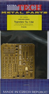 Extratexh EXTE14428 Tu-134 External details (ZVEZDA) 1:144
