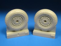 Barracuda Studios BCR24413 Grumman F6F-6 Hellcat Cross Tread Wheels 1/24
