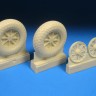 Barracuda Studios BCR24413 Grumman F6F-6 Hellcat Cross Tread Wheels 1/24