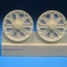 Barracuda Studios BCR24413 Grumman F6F-6 Hellcat Cross Tread Wheels 1/24