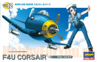 Hasegawa 60122 Модель самолета EGG PLANE F4U CORSAIR (HASEGAWA)