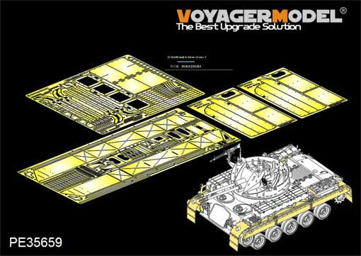 Voyager Model PE35659 German Flakpanzer M42A1 Duster fenders(For AFV 35S66) 1/35