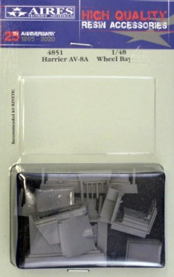 Aires 4851 Harrier AV-8A wheel bay (KIN) 1/48