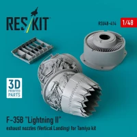 Reskit U48414 F-35B 'Lightning II' exh.nozzles (vert.land.) 1/48
