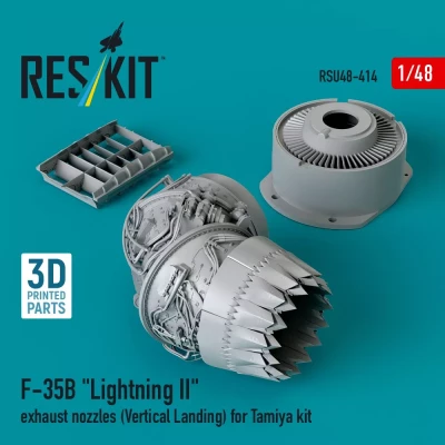 Reskit U48414 F-35B 'Lightning II' exh.nozzles (vert.land.) 1/48