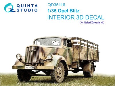 Quinta Studio QD35116 Opel Blitz (Italeri/Звезда) 1/35