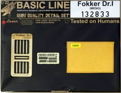 HGW 132833 Fokker Dr.I (MENG) BASIC LINE 1/32