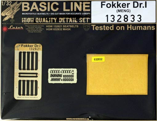 HGW 132833 Fokker Dr.I (MENG) BASIC LINE 1/32
