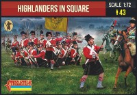 Strelets STR28772 Highlanders in Square (no more for a while when sold) 1/72