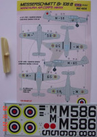 Kora Model DEC4850 Bf 108B (Manchuria Air Corps MKKK) декали 1/48