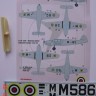 Kora Model DEC4850 Bf 108B (Manchuria Air Corps MKKK) декали 1/48