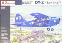 Az Model 75089 Stinson OY-2 'Sentinel' (3x camo) 1/72
