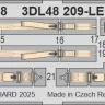 Eduard 3DL48209 F-86F-25/30 SPACE (AIRF) 1/48