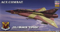 Hasegawa SP340 J35J Draken "Ace Combat Espada Corps" 1/72