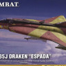 Hasegawa 52140 Истребитель J35J DRAKEN ESPADA из игры «ACE COMBAT» (Limited Edition) 1/72