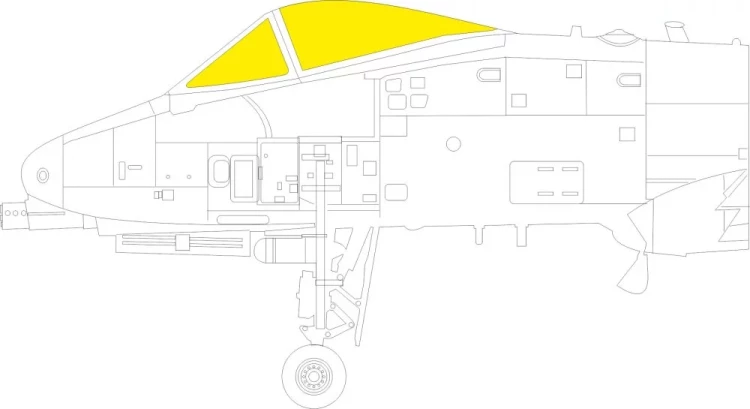 Eduard EX916 Mask A-10C TFace (HOBBYB) 1/48