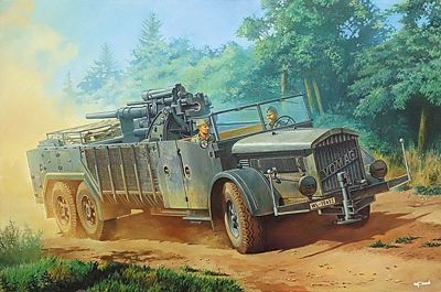 Roden 72727 Sd.Kfz. Vomag on the 8,8 cm Flak 1/72