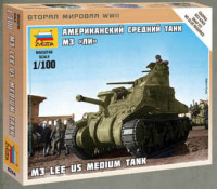 Звезда 6264 Американский танк M3 Lee 1/100