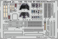 Eduard FE1142 1/48 Bf 109G-6/AS Weekend (EDU)