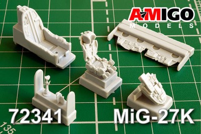Amigo Models AМG 72341 Кабина самолета МиГ-27К с катапультным креслом КМ-1М 1/72