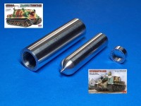 Model Gun MG-3634 Нарезной ствол для немецкой самоходки "Штурмтигр" (38 cm RW61 auf Sturmm?rser Tiger) и 1 снаряд 1/35