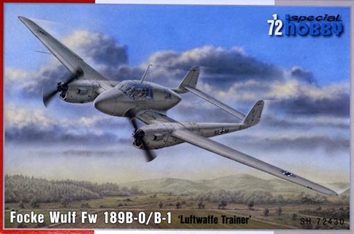 Special Hobby SH72430 1/72 Focke Wulf Fw 189B-0/B-1 'Luftwaffe Trainer'