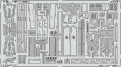 Eduard 481075 SET F-14A late exterior (TAM) 1/48